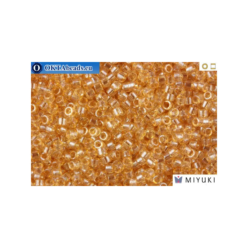 MIYUKI Beads Delica Light Topaz Luster 11/0 (DB101)