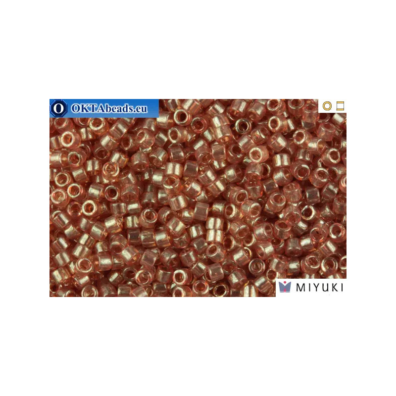 MIYUKI Beads Delica Gold Luster Rose 11/0 (DB102)