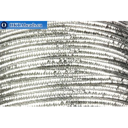 Soutache silver 1m