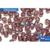 Czech fire polished beads lilac AB (X2006) 4mm