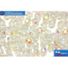 Czech fire polished beads crystal AB (X00030) 4mm