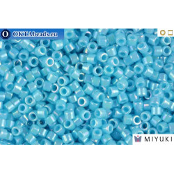 MIYUKI Beads Delica Opaque Light Blue AB 11/0 (DB164)