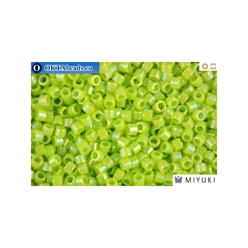 MIYUKI Beads Delica Opaque Chartreuse AB 11/0 (DB169)