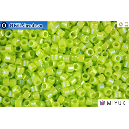 MIYUKI Beads Delica Opaque Chartreuse AB 11/0 (DB169)