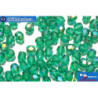 Czech fire polished beads green AB (X50730) 4mm