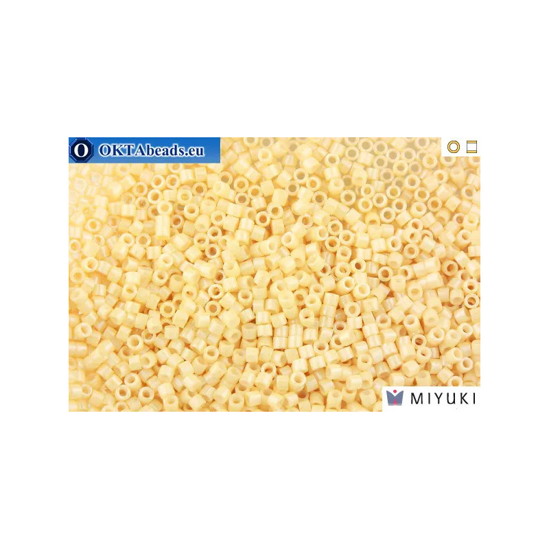 MIYUKI Beads Delica Ceylon Light Beige 11/0 (DB204)