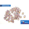 Czech fire polished beads lilac AB (X20030) 4mm