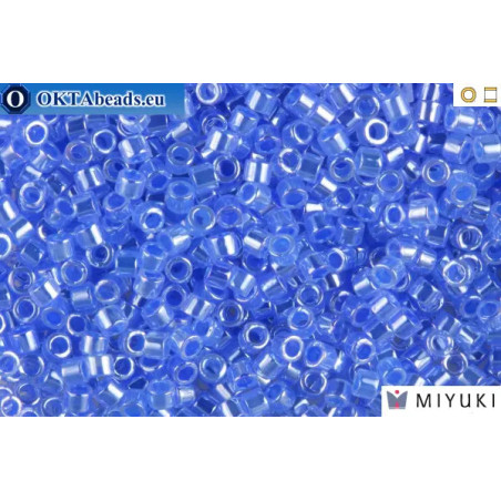 MIYUKI Beads Delica Lined Crystal Sapphire 11/0 (DB240)