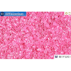 MIYUKI Beads Delica Lined Crystal Dark Pink 11/0 (DB246)