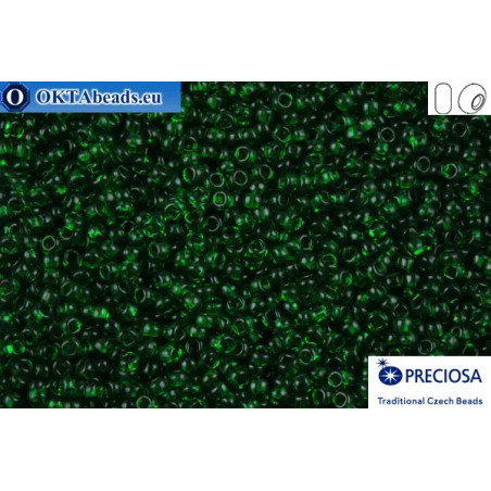 Preciosa czech seed beads 1 quality green (50060) 10/0