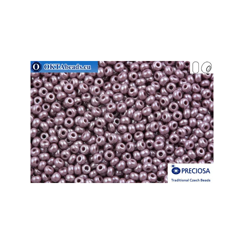 Preciosa czech seed beads 1 quality lilac luster (28020) 10/0