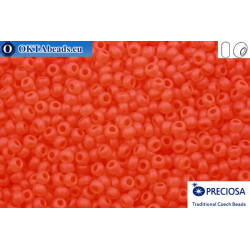Preciosa czech seed beads 1 quality orange matte (90030m) 10/0