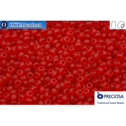 Preciosa czech seed beads 1 quality red matte (90090m) 10/0