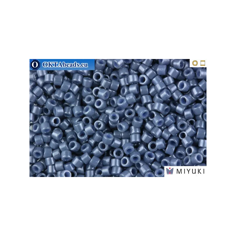 MIYUKI Beads Delica Opaque Blueberry Luster 11/0 (DB267)