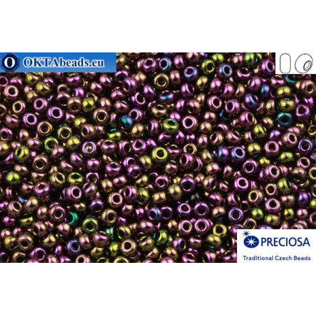 Preciosa czech seed beads 1 quality lilac iris (59195) 8/0