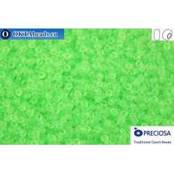 Preciosa czech seed beads 1 quality neon chartreuse matte (38756) 10/0