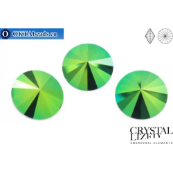 1122 Rivoli Chaton - Crystal Scarabaeus Green ss47 (~10mm)