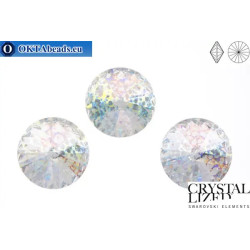 1122 Rivoli Chaton - Crystal White Patina ss47 (~10mm)