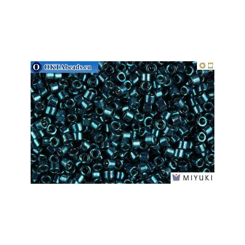 MIYUKI Beads Delica Galvanized Dark Teal 11/0 (DB459)