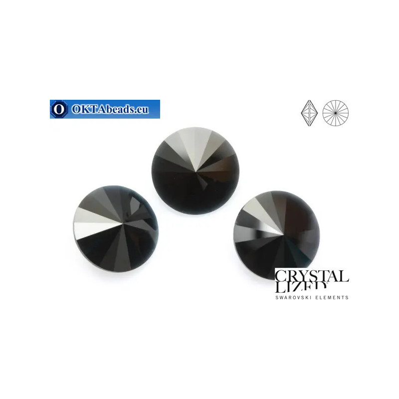 1122 Rivoli Chaton - Jet 14mm