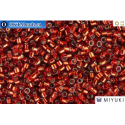 MIYUKI Beads Delica Silver Lined Burnt Orange 11/0 (DB603)