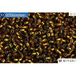 MIYUKI Beads Delica Bead Silver-Lined Olive 11/0 (604)