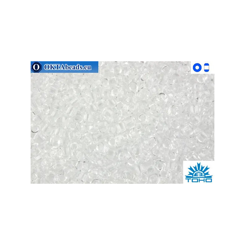 TOHO Beads Transparent Crystal (1) 11/0