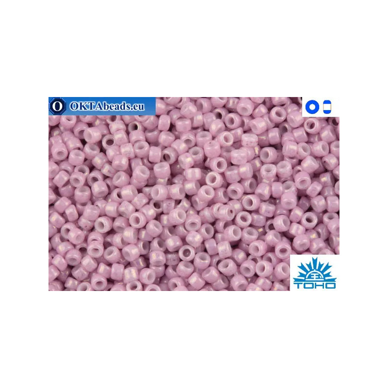 TOHO Beads Opaque-Lustered Pale Mauve (127) 11/0