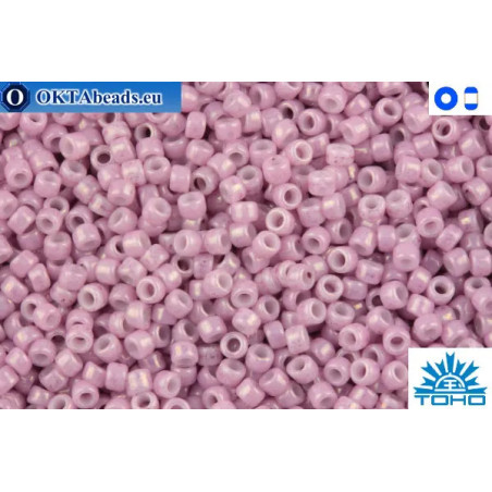 TOHO Beads Opaque-Lustered Pale Mauve (127) 11/0