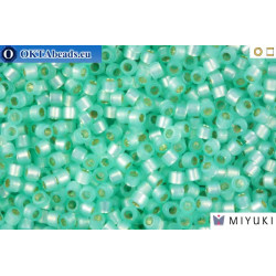 MIYUKI Beads Delica Silver Lined Light Mint Green Alabaster 11/0 (DB626)