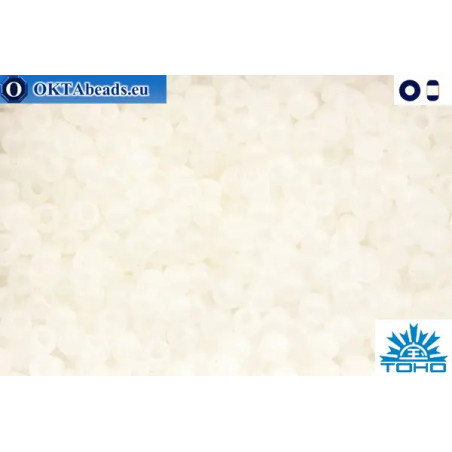 TOHO Beads Trans-Rainbow-Frosted Crystal (161F) 11/0