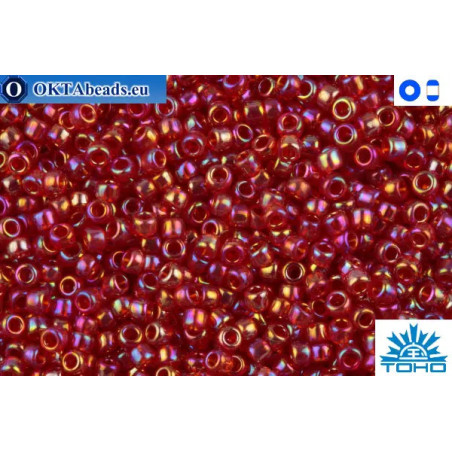 TOHO Beads Trans-Rainbow Ruby (165C) 11/0