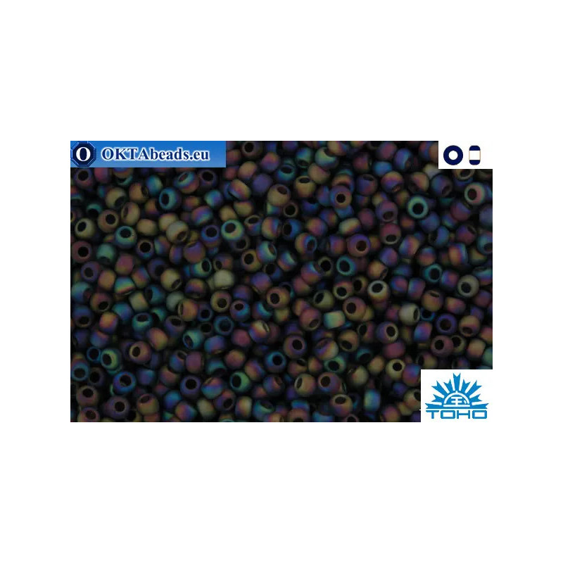 TOHO Beads Trans-Rainbow-Frosted Amethyst (166CF) 11/0