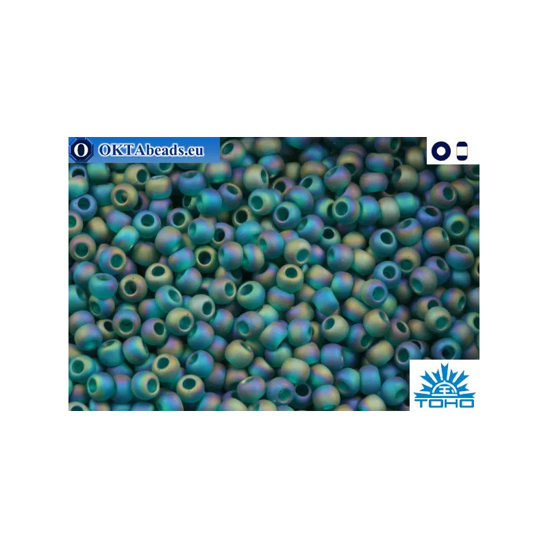 TOHO Beads Trans-Rainbow-Frosted Teal (167BDF) 11/0