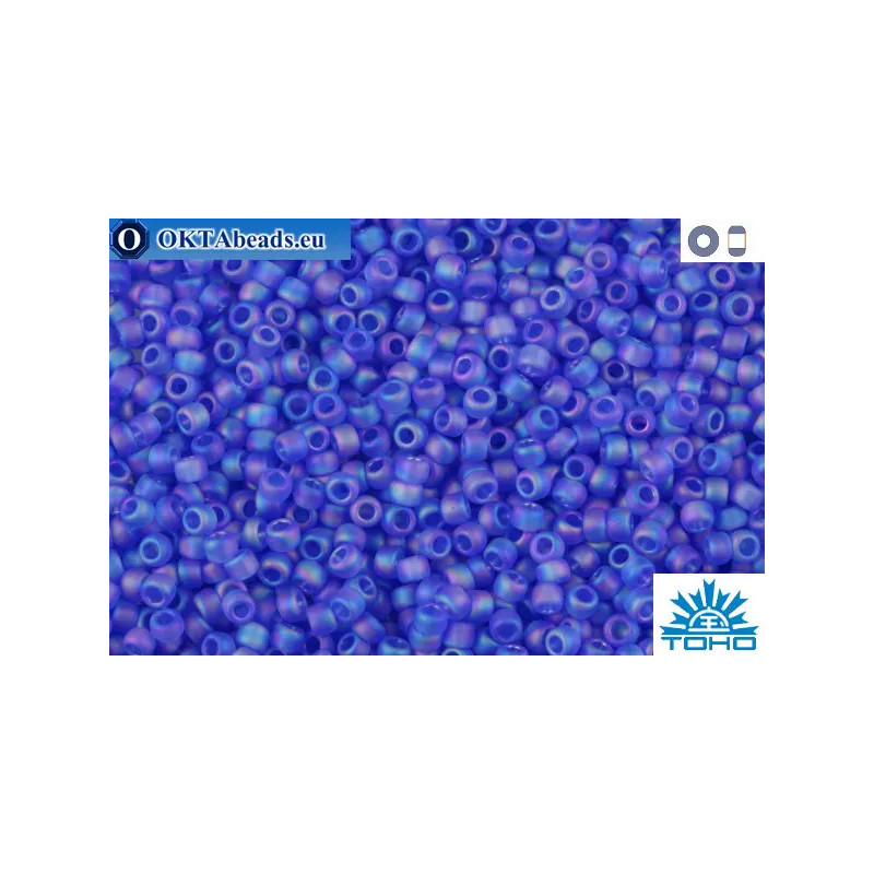 TOHO Beads Trans-Rainbow-Frosted Sapphire (178F) 11/0
