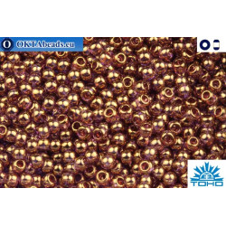 TOHO Beads Gold-Lustered Lt Amethyst (203) 11/0