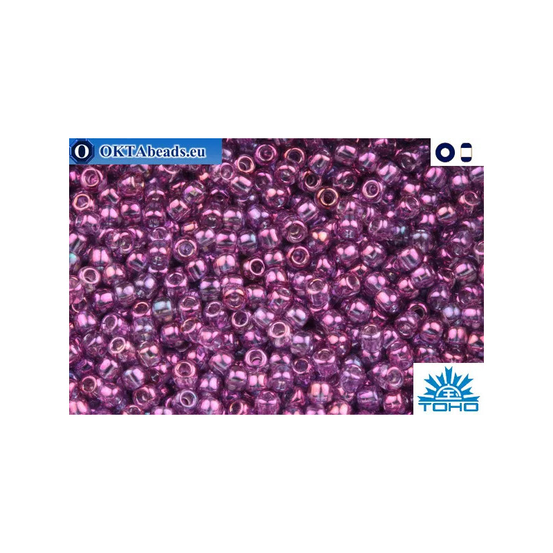 TOHO Beads Gold-Lustered Dark Amethyst (205) 11/0