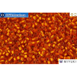 MIYUKI Beads Delica Semi Matte Silver Line Squash 11/0 (DB681)
