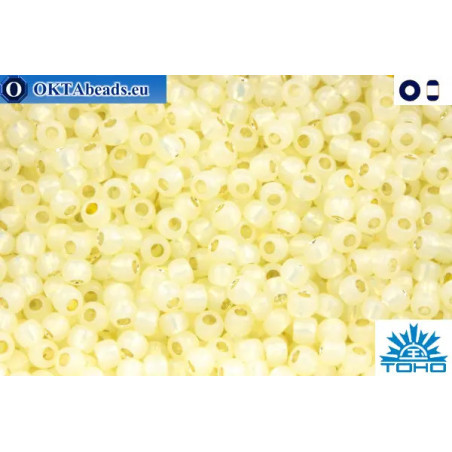 TOHO Beads Silver-Lined Milky Lt Jonquil (2125) 11/0