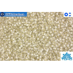 TOHO Beads Silver-Lined Frosted Crystal (21F) 11/0