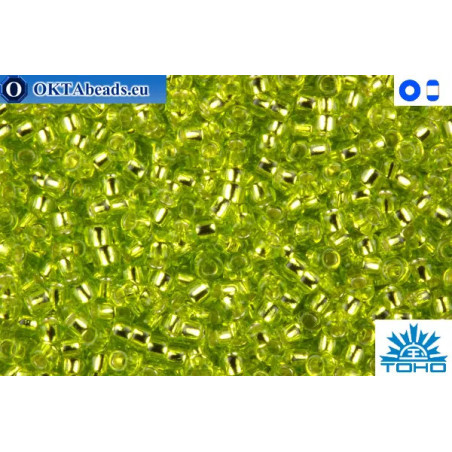 TOHO Beads Silver-Lined Lime Green (24) 11/0