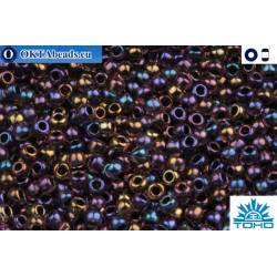 TOHO Beads Inside-Color Luster Lt Amethyst/Jet Lined (251) 11/0