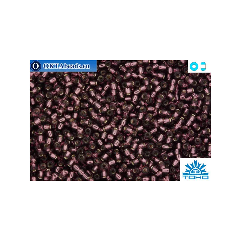 TOHO Beads Silver-Lined Med Amethyst (26B) 11/0