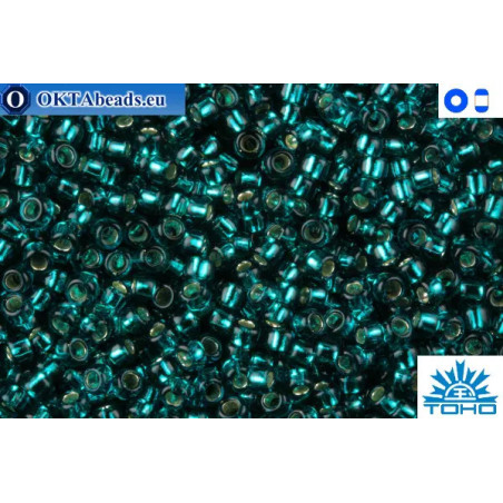 TOHO Beads Silver-Lined Teal (27BD) 11/0