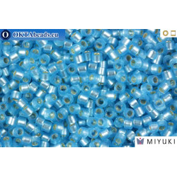 MIYUKI Beads Delica Semi Matte Silver Lined Sky Blue 11/0 (DB692)