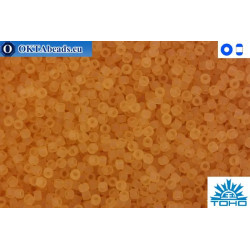 TOHO Beads Transparent-Frosted Lt Topaz (2F) 11/0
