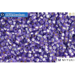 MIYUKI Beads Delica Semi Matte Silver Lined Purple 11/0 (DB694)
