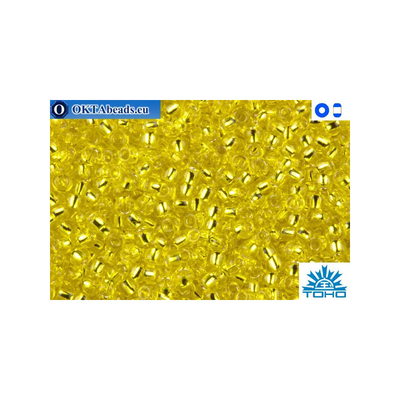 TOHO Beads Silver-Lined Lemon (32) 11/0