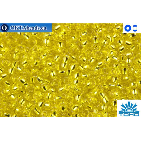 TOHO Beads Silver-Lined Lemon (32) 11/0