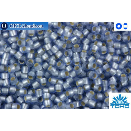 TOHO Beads Silver-Lined Frosted Lt Sapphire (33F) 11/0